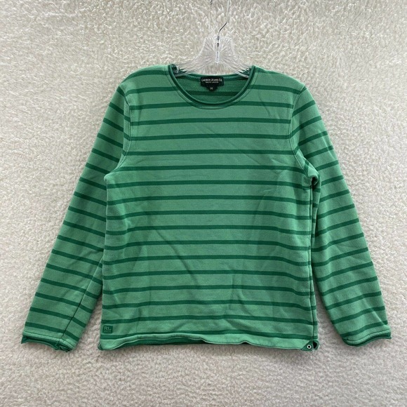 Lauren Jeans Co. Sweaters - Lauren Jeans Co Ralph Lauren Green Striped Pullover Sweater Womens M Medium